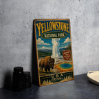 Yellowstone National Park USA Vintage Style Metal Sign, photo 4 of 5