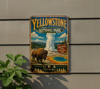Yellowstone National Park USA Vintage Style Metal Sign, photo 5 of 5