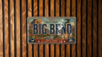 Big Bend National Park Metal License Plate Sign, photo 3 of 6