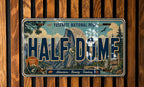 Half Dome Yosemite National Park Metal License Plate Sign, photo 4 of 6