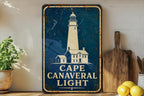 Cape Canaveral Light Lighthouse Metal Sign, photo 4 of 6